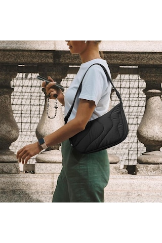 Tomtoc Sling Çanta Kadın, Modaya Uygun Nylon Puffer Crossbody Moo Çok Renkli