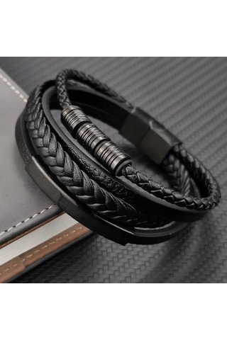 Gogoey Dbg9898 Erkek Deri Bileklik Çok Renkli