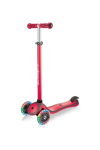 Işıklı Scooter - Ayarlanabilir T-bar Ve Eğlenceli Renk Açık Füme - Füme - Kahverengi