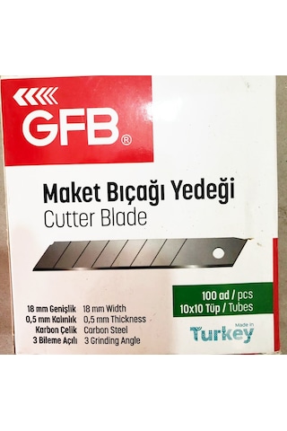 makroyapı Maket Bıçağı Yedeği 100 Adet