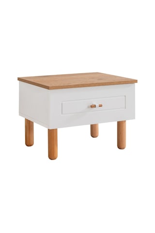 Komodin, Vita Bohem Tek Çekmeceli Komodin Beyaz