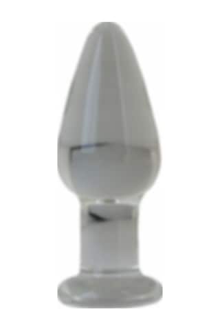 Erofoni Komple Kaliteli Kalın Cam Yapı 10 cm Anal Gevşetici Alıştırıcı Tıkaç Plug