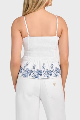 Guess Bayan Top W5gh1a Wh580 G011 Beyaz Beyaz