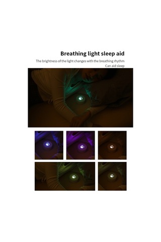 Tenfowee M5 Taşınabilir Beyaz Gürültü Uyku Cihazı, Bebekler İçin Renkli Gece Lambalı, 18 Ses Seçeneği, 3 Zamanlayıcı, Pil Dahil Beyaz