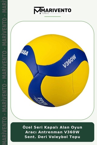 Özel Seri Kapalı Alan Oyun Aracı Antrenman V360w Sent. Deri Voleybol Topu Çok Renkli