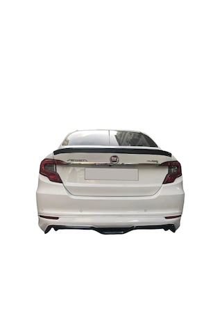 Fiat Egea Spoyler Plastik Spoiler Parlak Siyah