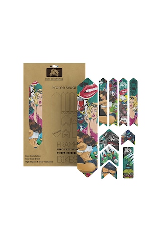 Neevoyu "dayanıklı Bisiklet Koruyucu - Çizilmelere Karşı Su Geçirmez Uv Korumalı Pvc Şerit"