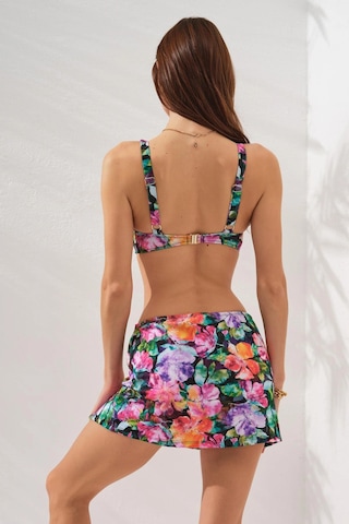 Pierre Cardin Pearl Etekli Fra Bikini Takım Üçlü Set Violet 231228 Pembe