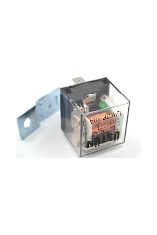 Mini Röle Şeffaf 12v 40a 5p Ledli Uyumlu 5 Terminalli