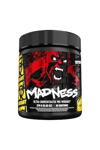 Mutant Madness Preworkout Powder Supplement Performance Pump 30 Servis