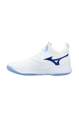 Mizuno Wave Dimension Mıd Unisex Voleybol Ayakkabısı Beyaz / Mavi Çok Renkli