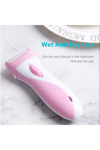 Moveevo Elektrikli Tıraş Makinesi Saç Kesme Makinesi Kadın Tüy Alma Cihazı Mor