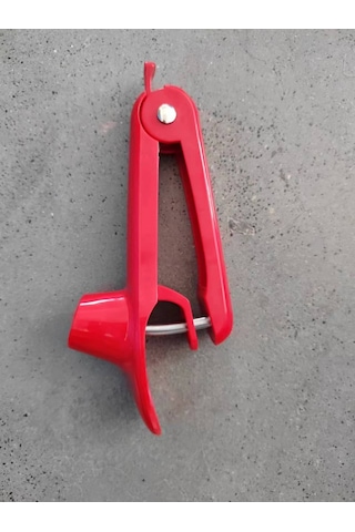 Dofolink 420 Çelik Kiraz & Hurma Çekirdek Çıkarıcı, Basma Mekanizması İle Hızlı Mutfak Aracı Kırmızı