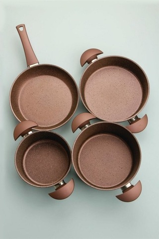 Porland Santino Lila Tencere Takım 7 Parça