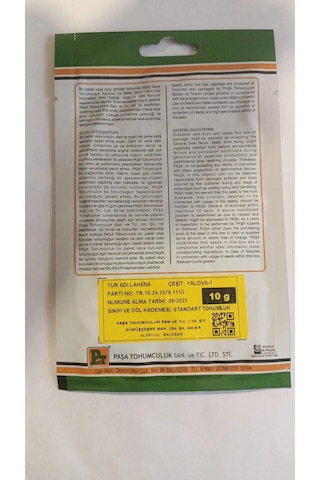Lahana Yalova-1 10 Gr X2 Paket
