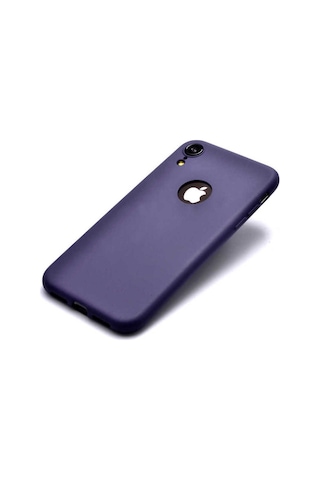 Apple Uyumlu iPhone Xr 6.1 Kılıf Zore Premier Silikon Kapak Lacivert