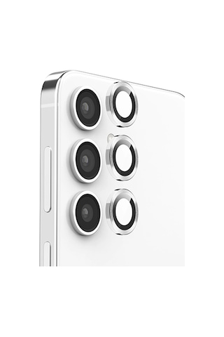 Samsung  Galaxy Uyumlu   S25 Plus Raze Metal Kamera Lens - Gümüş