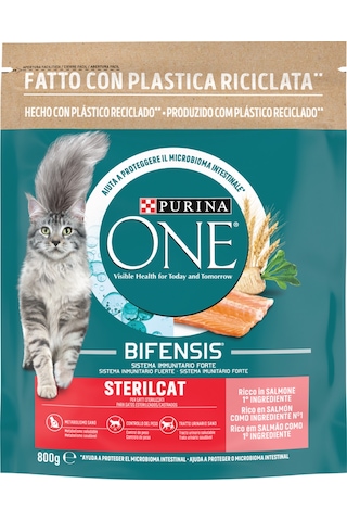 Purina One Somonlu Kısırlaştırılmış Yetişkin Kedi Maması 800 G