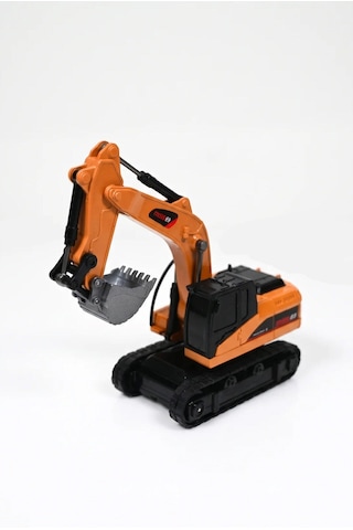 Uzaktan Kumandalı Mini Ekskavatör 6+ Yaş 9 Kanal Metal Kepçe İş Makinesi
