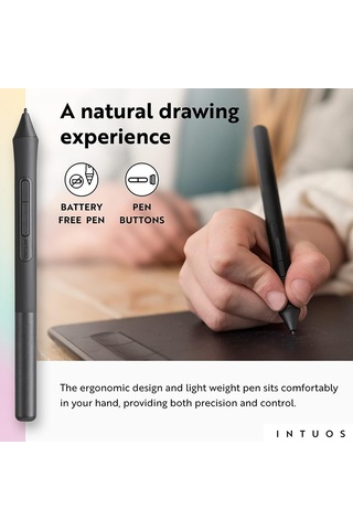 Wacom Intuos Orta Boy Bluetooth Grafik Çizim Tableti