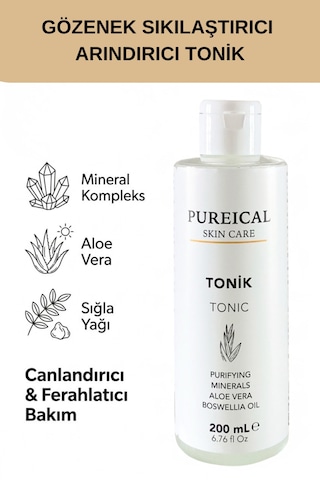Pureical Aloe Vera & Sığla Yağı İçerikli Tonik 200 ML