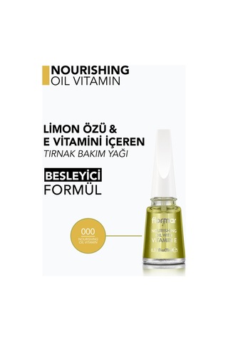 Flormar Besleyici Tırnak Bakım Yağı - New Nail Care - 000 - 8690604560516