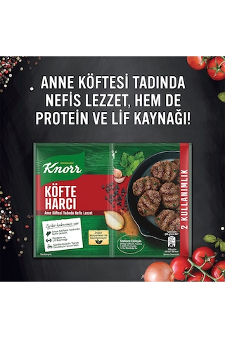 Knorr Köfte Harcı Anne Köftesi Tadında 2 Kullanımlık 3 x 82 G