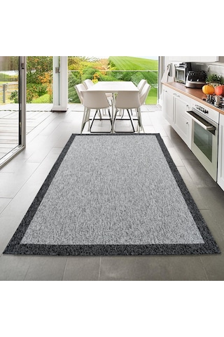 Capri Modern Gri Sisal Dokuma Halı Salon Halısı Mutfak Balkon Halısı Koridor Halısı 13345a Gri