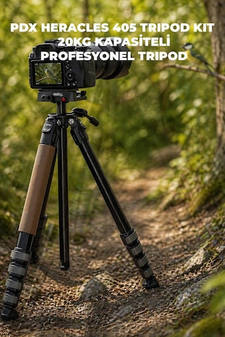 Pdx Heracles 405 Tripod Kit 20kg Kapasiteli Profesyonel Tripod