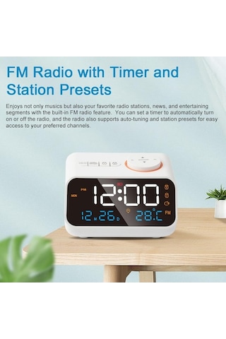 Wondernest Vе Sıcaklık Saat Radyolu No.6645 Likеn Fonksiyonlu Fm Çok Çalar