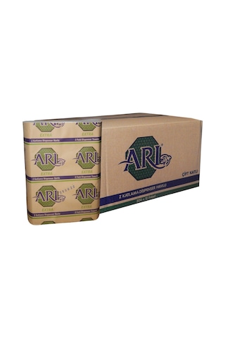 Arı Extra Z Katlama Dispenser Havlu Çift Katlı 200'lü 12 Paket