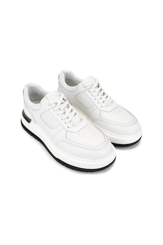 Tamer Tanca Erkek Hakiki Deri Beyaz Sneakers & Spor Ayakkabı 298 3228-2605 Erk Ayk Sk25-26 Beyaz Beyaz