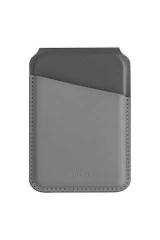 Telefon Modelleri İle Uyumlu Kartlık Lyden Ds Serisi Vegan Deri Stand Olma Özelliği Rfıd Koruma Grey