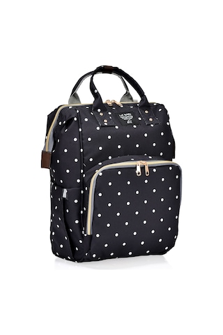 Lal Baby Puantiyeli Anne Bebek Bakım Sırt Çantası Çok Renkli