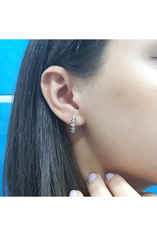 Lova Pırlantalı Parrot Halka Küpe - 3010028