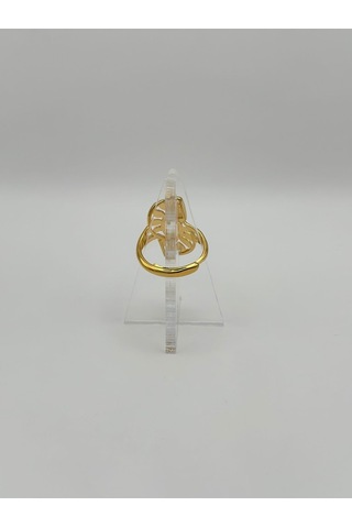 Arnes Jewelry Çelik 22 Ayar Altın Kaplama Ayarlanabilir Yüzük Ar501nes Gold