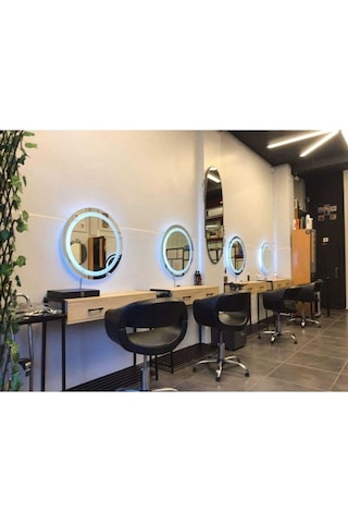 70 CM Yuvarlak Banyo Aynası Ledli Ayna-Işıklı Ayna
