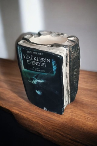Yüzüklerin Efendisi Yüzük Kardeşliği Kitabı Şeklinde Kalemlik