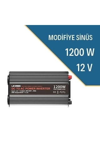 Lexron 1200w-12v Modifiye Sinüs İnverter Lexron 1200w-12v Modifiye Sinüs İnverter