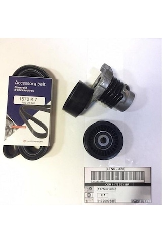 Renault Megane 4 - Iv 1.2 Tce H5f Alternatör Kayış Seti - 117203336r - Letendeur