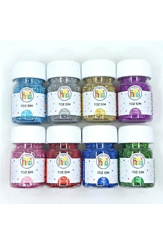 Toz Sim 8 Renk Set Set 120 G