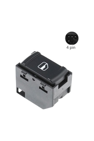 Volkswsagen Bora Tekli Cam Açma Düğmesi Anahtarı 1998-2005 Uyumlu