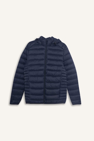 Defacto Su Geçirmez Slim Fit Dar Kesim Kapüşonlu Fermuarlı Şişme Mont N4661az25aunv175 Lacivert
