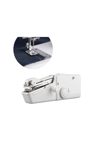 El Tipi Taşınabilir Mini Dikiş Makinesi Pilli Hızlı Onarım Ve Kendin Yap