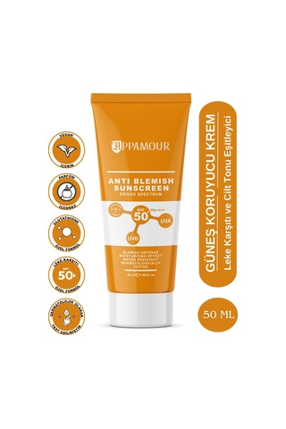 Appamour Leke Karşıtı Yüksek Koruyucu Güneş Kremi SPF50+ 50 ML
