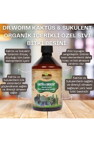 Kaktüs & Succulent Sıvı Bitki Besini 500 Ml 1