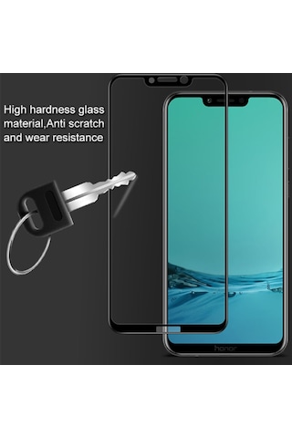 Huawei Honor Play Full Glue Tempered Full Cam Ekran Koruyucu Siyah (294105664)