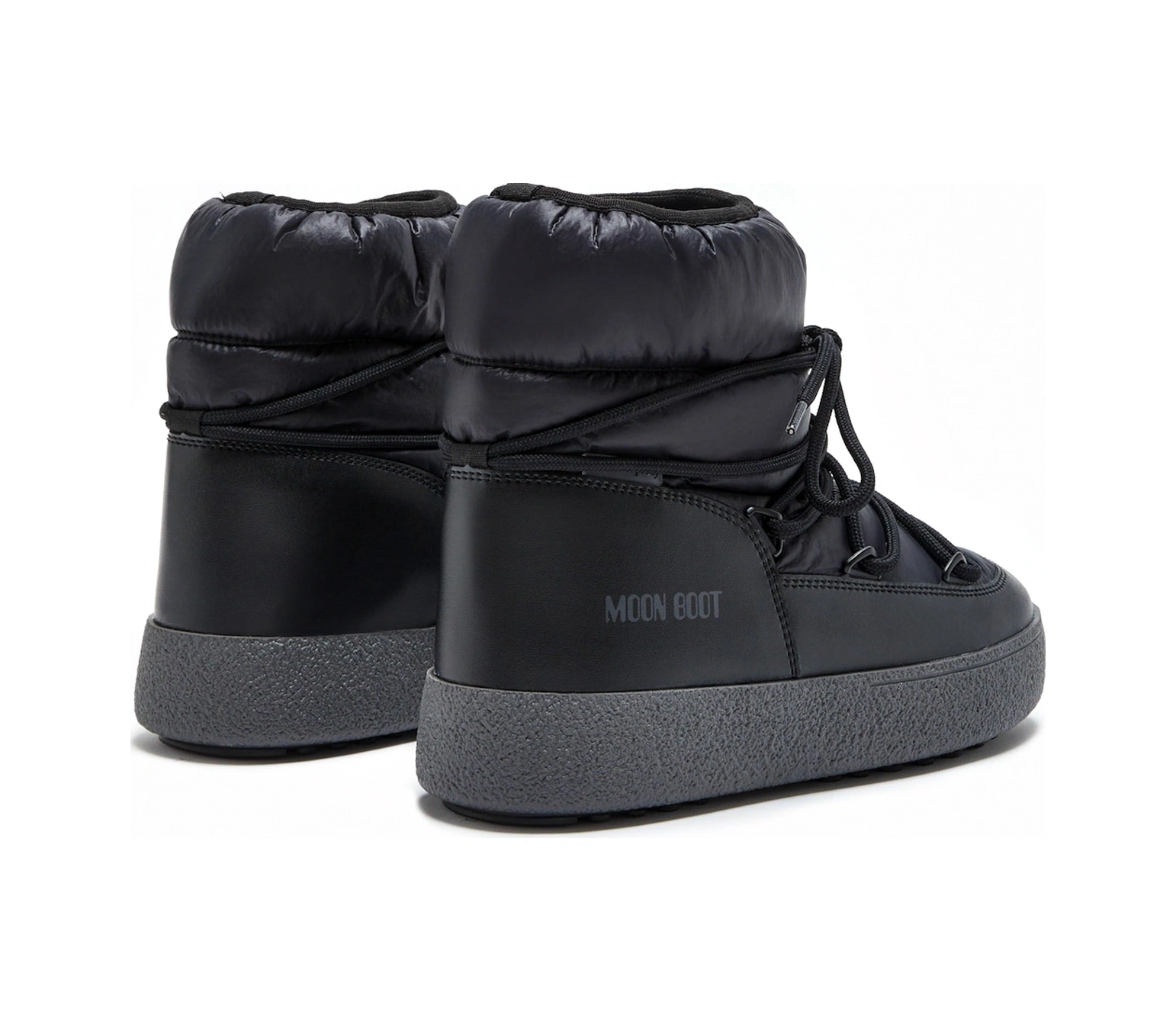 N001 Black Bot Kar Kadın 80d2450080-n001 Moon Boot Ltrack Low Nylon Wp Black Siyah