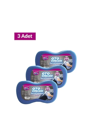 Oto Süngeri Üçlü Set