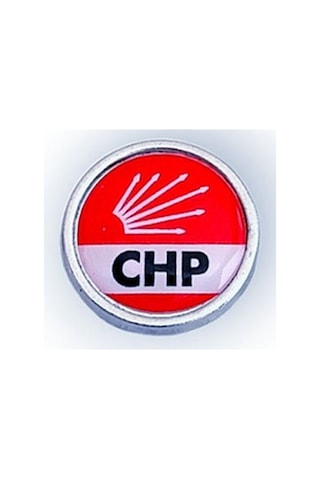 Yörük Tasarım Chp Cumhuriyetçi Halk Partisi Damla Mineli Yaka Rozeti